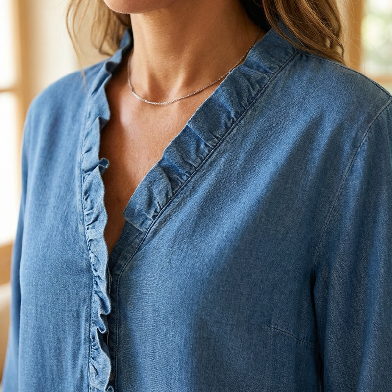 Camicia Flavia Cotone Jeans