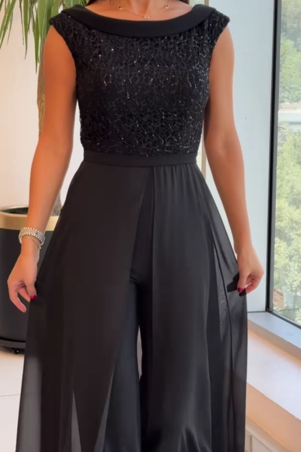 Vestido Strass Black