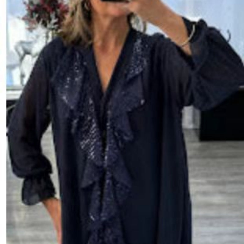 Camicia Pamela Brillante Cotone e seta ✨