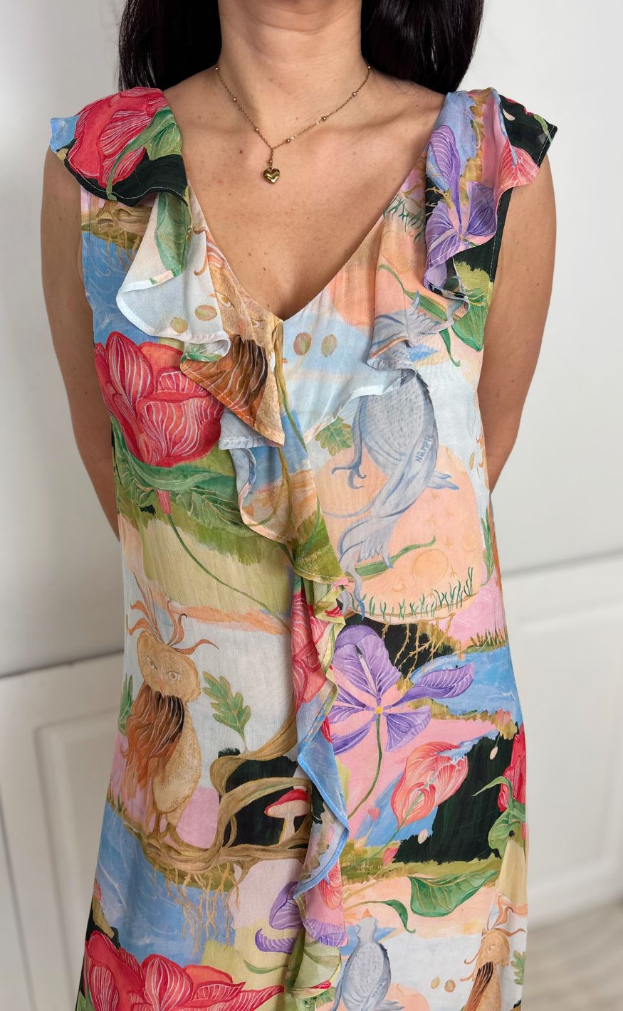 Vestito Gemma in cotone liscio effetto seta ✨