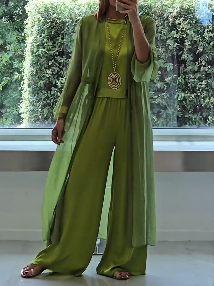 Completo Green Crystal 3 Pezzi ✨💚