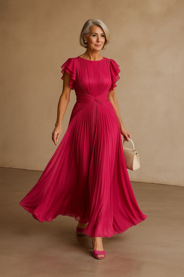 Mafa Abito Plissettato Elegante