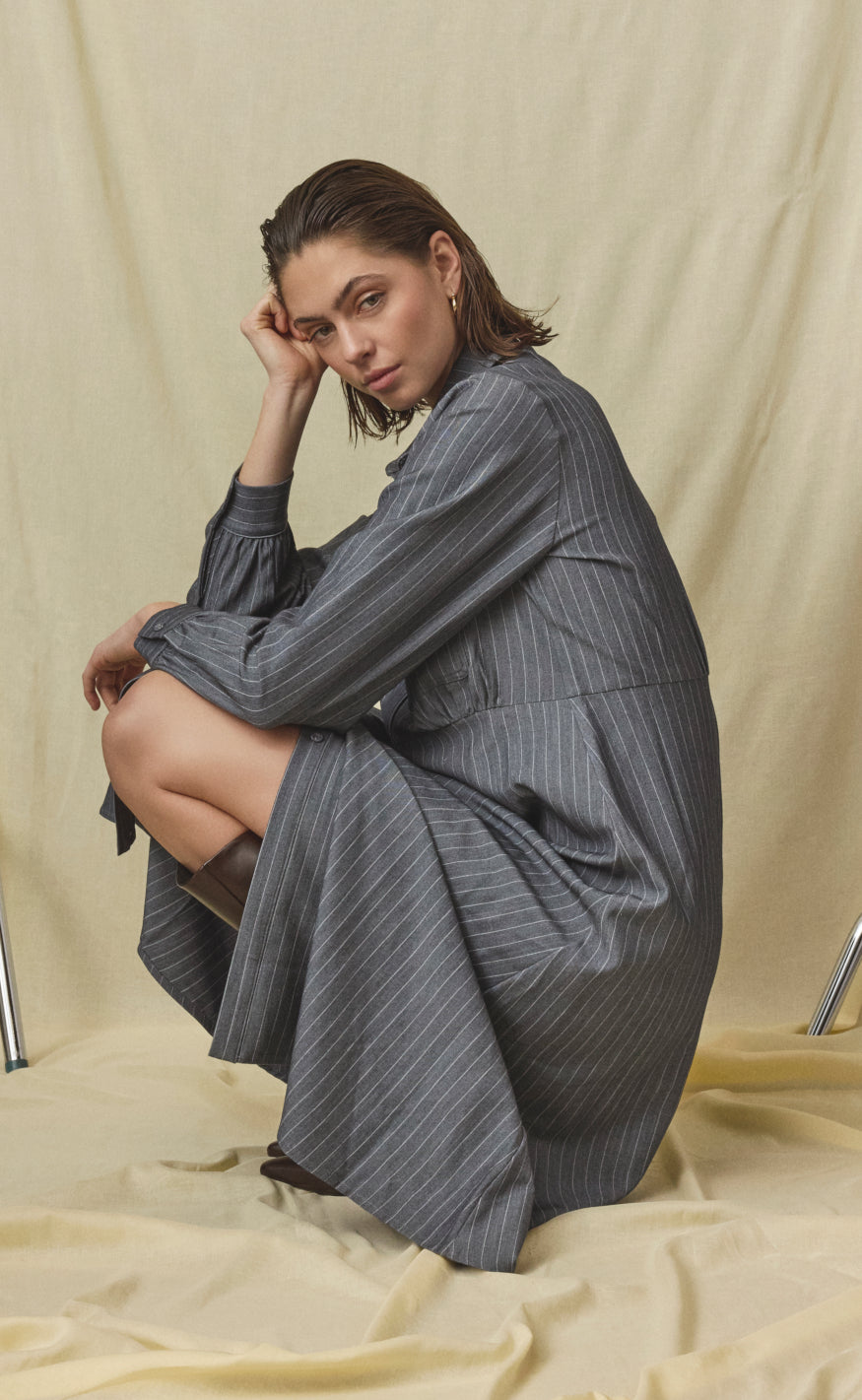 Vestito Grey Cotone Luxury ✨