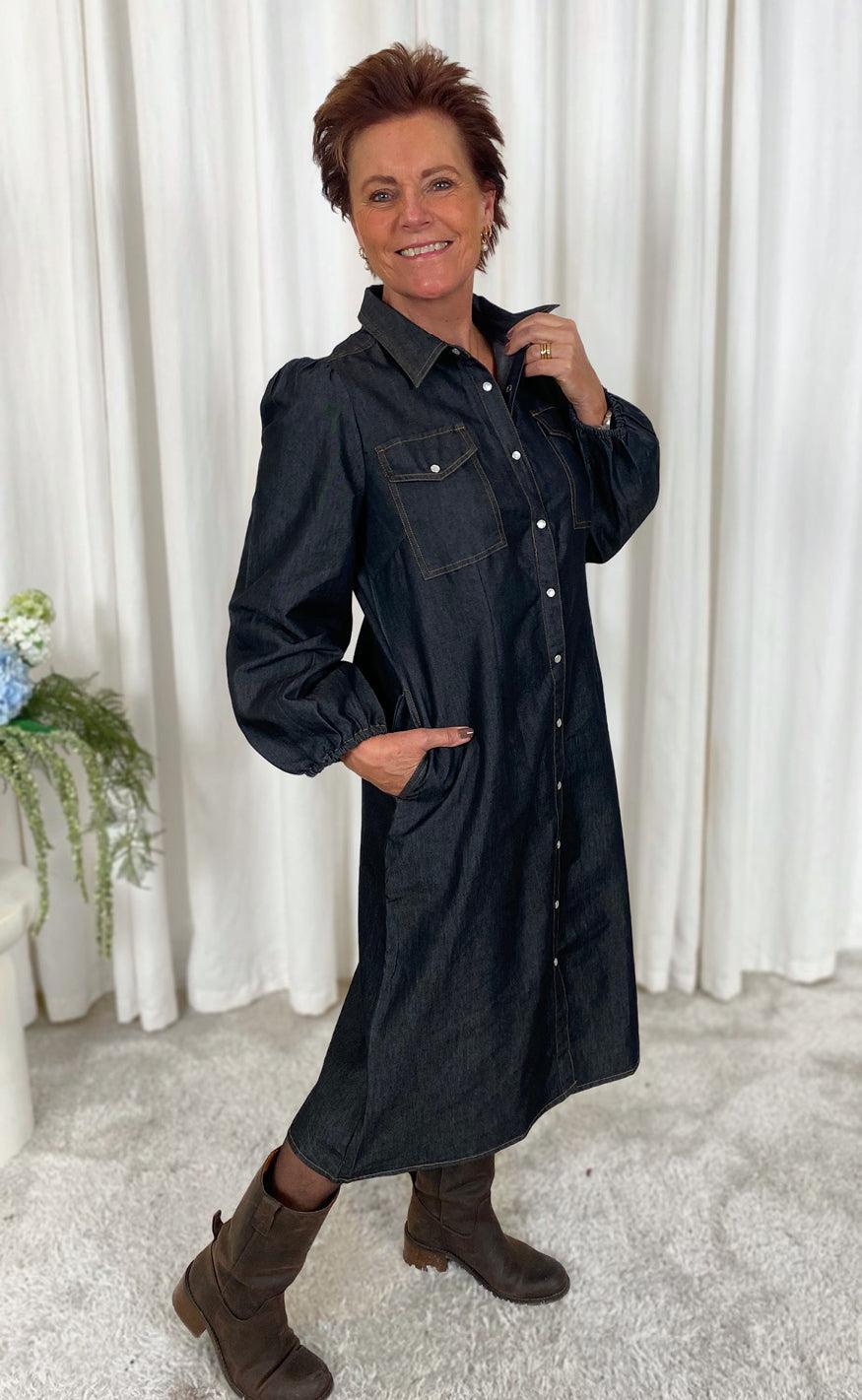 Abito Ylenia denim Made in Italy